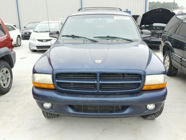 1B4HS28Y9XF653367 - 1999 DODGE DURANGO BLUE photo 9