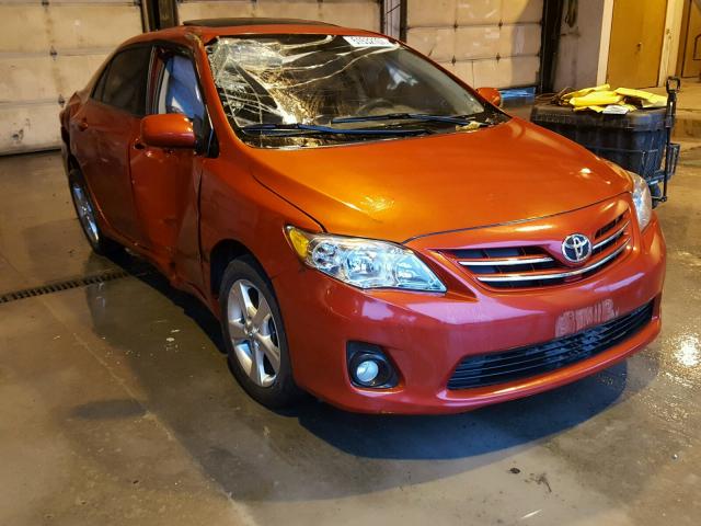 2T1BU4EE5DC983794 - 2013 TOYOTA COROLLA BA RED photo 1