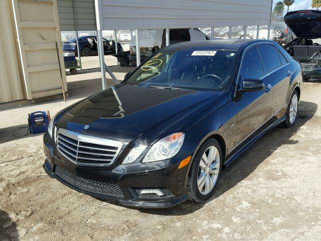 WDDHF2EB0BA422554 - 2011 MERCEDES-BENZ E 350 BLUE BLACK photo 2