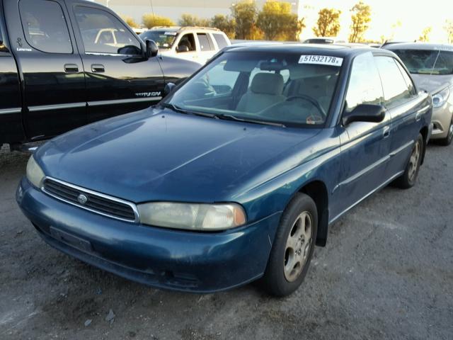 4S3BD4558T7206087 - 1996 SUBARU LEGACY LS GREEN photo 2