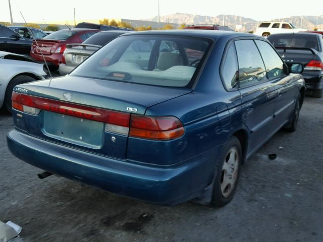 4S3BD4558T7206087 - 1996 SUBARU LEGACY LS GREEN photo 4