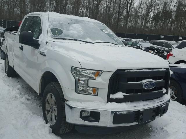 1FTEX1C8XFFB35193 - 2015 FORD F150 SUPER WHITE photo 1