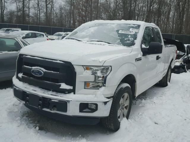 1FTEX1C8XFFB35193 - 2015 FORD F150 SUPER WHITE photo 2