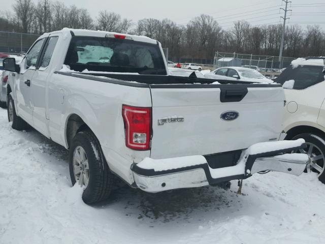 1FTEX1C8XFFB35193 - 2015 FORD F150 SUPER WHITE photo 3