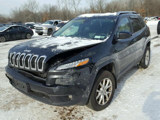 1C4PJMCS9EW318087 - 2014 JEEP CHEROKEE L BLUE photo 2