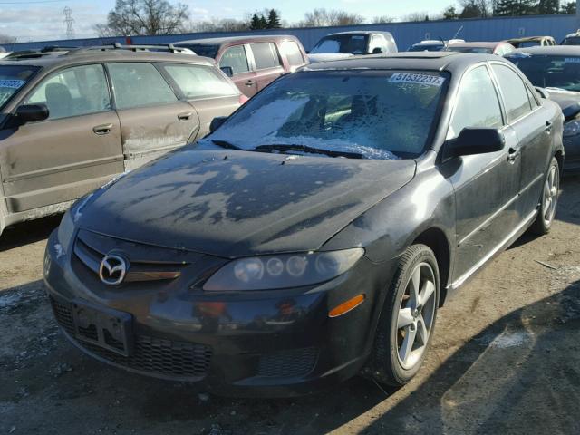 1YVHP80C575M62620 - 2007 MAZDA MAZDA6 BLACK photo 2