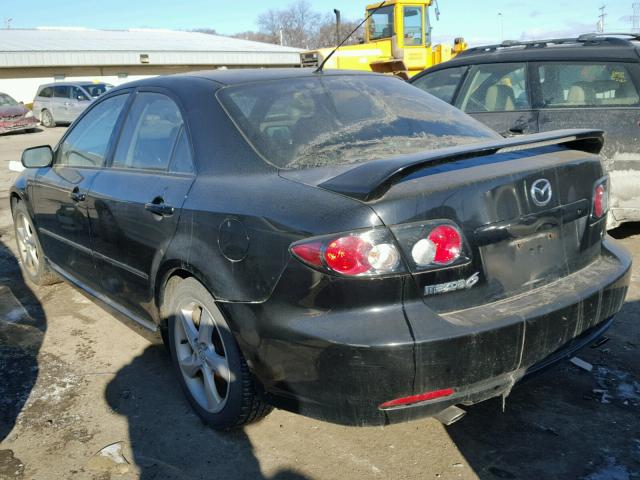 1YVHP80C575M62620 - 2007 MAZDA MAZDA6 BLACK photo 3