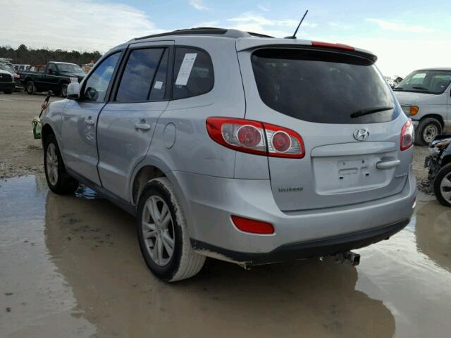 5NMSH4AG2AH333371 - 2010 HYUNDAI SANTA FE S SILVER photo 3