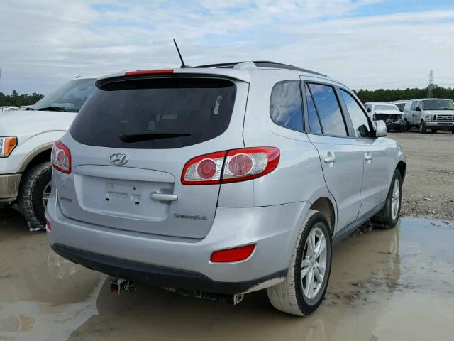 5NMSH4AG2AH333371 - 2010 HYUNDAI SANTA FE S SILVER photo 4