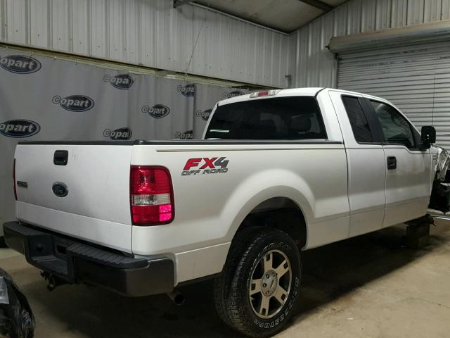 1FTRX14W67FA32174 - 2007 FORD F150 WHITE photo 4