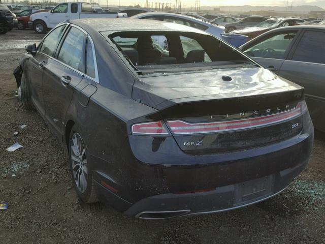3LN6L5C90HR622923 - 2017 LINCOLN MKZ SELECT BLACK photo 3