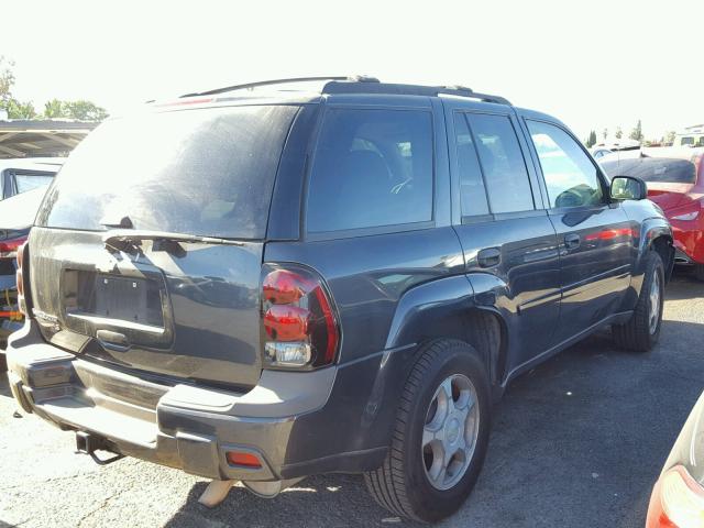 1GNDS13S972147311 - 2007 CHEVROLET TRAILBLAZE GRAY photo 4