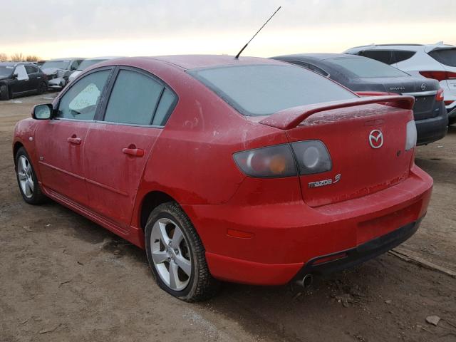 JM1BK323461519390 - 2006 MAZDA 3 S RED photo 3