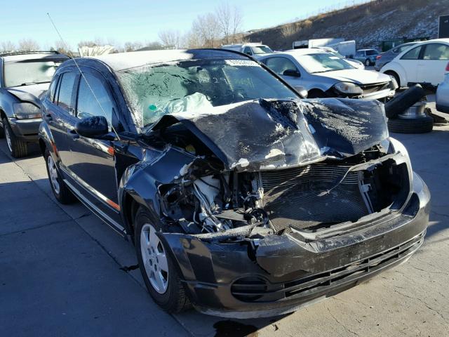 1B3HB28B38D629739 - 2008 DODGE CALIBER BLACK photo 1