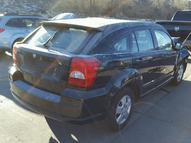 1B3HB28B38D629739 - 2008 DODGE CALIBER BLACK photo 4