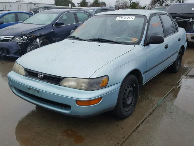 1NXAE09B4SZ320536 - 1995 TOYOTA COROLLA LE TEAL photo 2