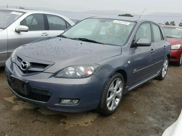 JM1BK343471613798 - 2007 MAZDA 3 HATCHBAC GRAY photo 2