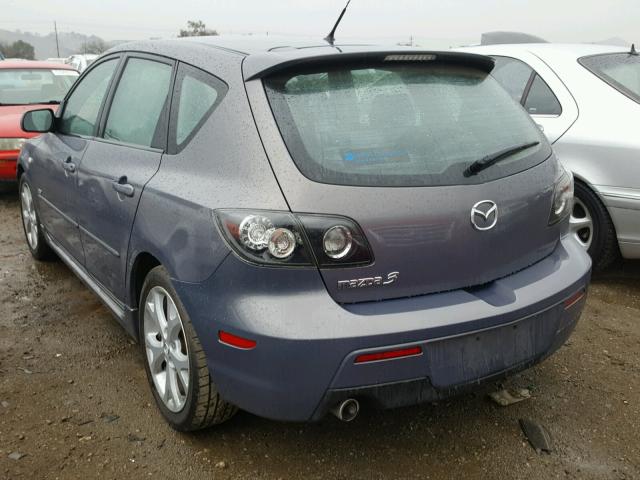 JM1BK343471613798 - 2007 MAZDA 3 HATCHBAC GRAY photo 3