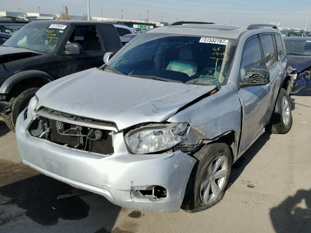 5TDKK3EH9AS020197 - 2010 TOYOTA HIGHLANDER SILVER photo 2