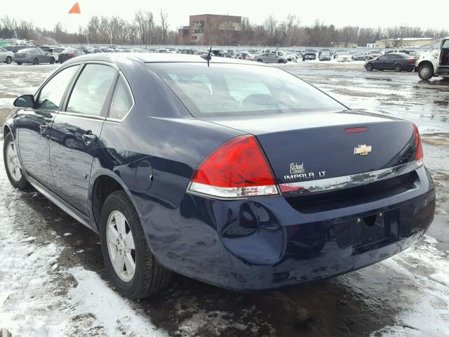 2G1WB5EN1A1117056 - 2010 CHEVROLET IMPALA LT BLUE photo 3