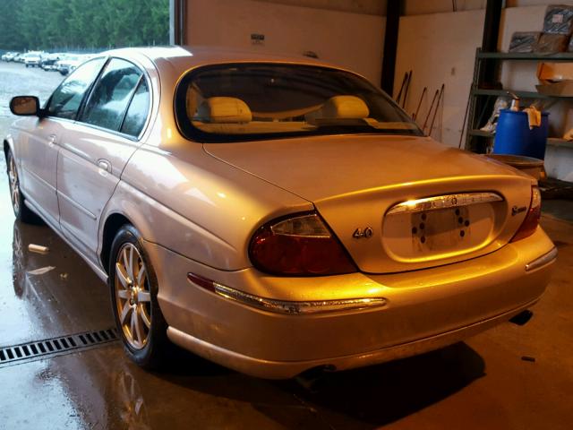 SAJDA01D1YGL36907 - 2000 JAGUAR S-TYPE SILVER photo 3