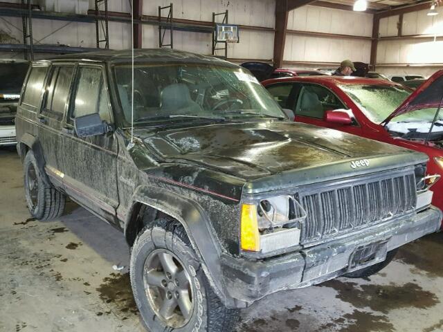 1J4FJ68S6TL154211 - 1996 JEEP CHEROKEE S GREEN photo 1