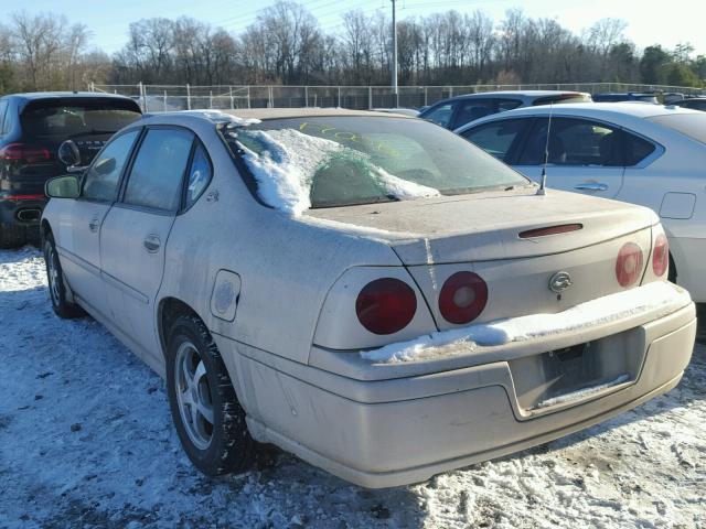 2G1WF55K359376682 - 2005 CHEVROLET IMPALA თეთრი ფოტო 3