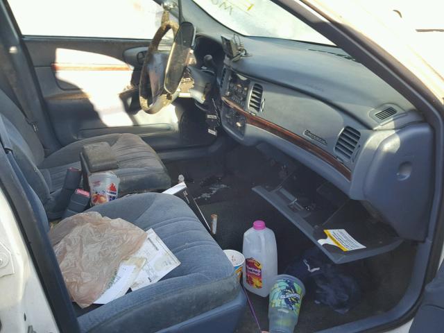 2G1WF55K359376682 - 2005 CHEVROLET IMPALA თეთრი ფოტო 5