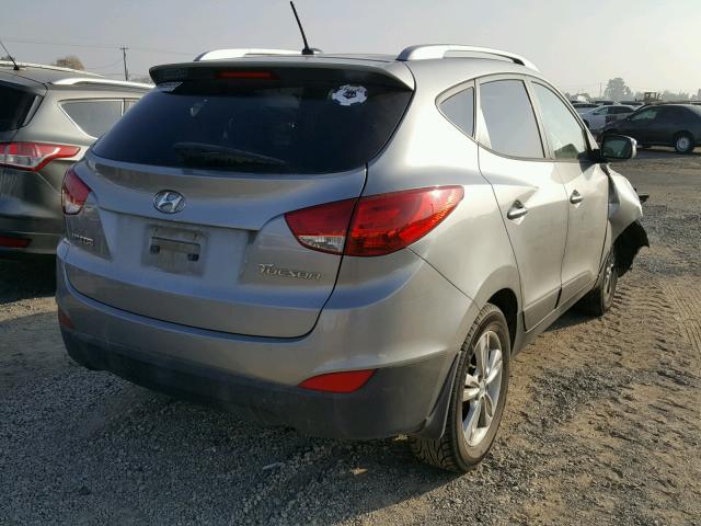 KM8JU3AC3DU557188 - 2013 HYUNDAI TUCSON GLS GRAY photo 4