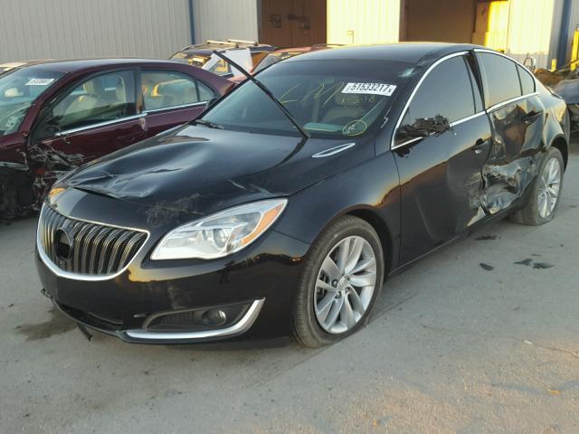 2G4GK5EX8F9198350 - 2015 BUICK REGAL BLACK photo 2
