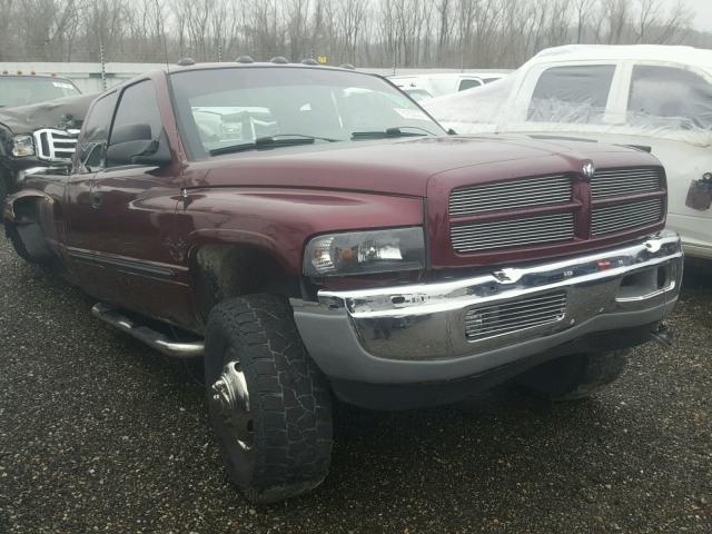 1B7MF33631J201002 - 2001 DODGE RAM 3500 MAROON photo 1