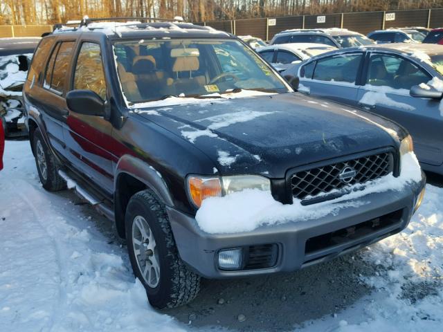 JN8DR07Y01W524464 - 2001 NISSAN PATHFINDER BLACK photo 1