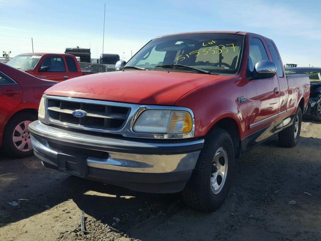 1FTDX1727VKB65940 - 1997 FORD F150 RED photo 2