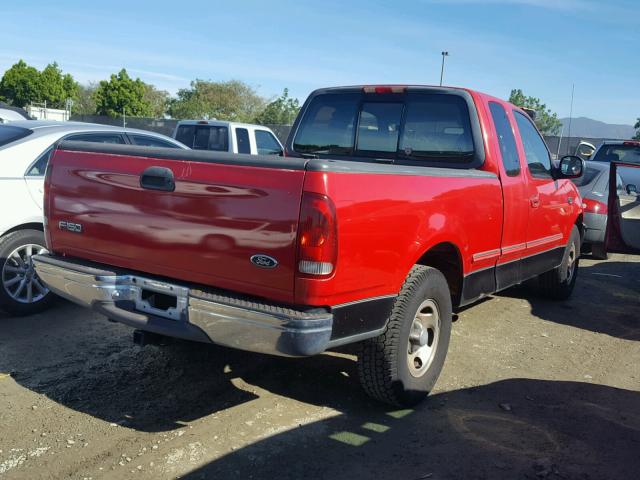 1FTDX1727VKB65940 - 1997 FORD F150 RED photo 4