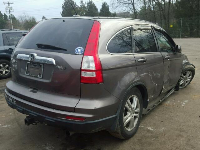 5J6RE3H75AL036188 - 2010 HONDA CR-V EXL GRAY photo 4