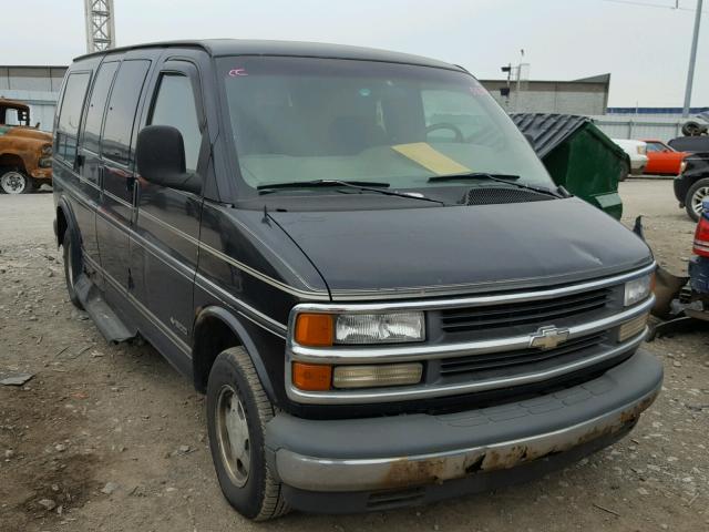 1GBFG15M1Y1101582 - 2000 CHEVROLET EXPRESS G1 BLACK photo 1