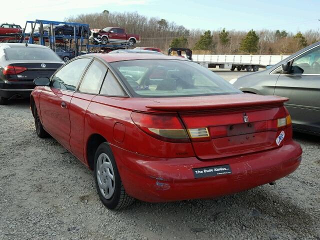 1G8ZP1286YZ134024 - 2000 SATURN SC1 RED photo 3