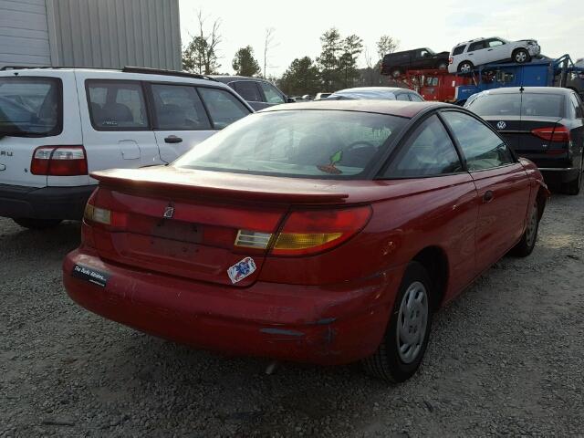 1G8ZP1286YZ134024 - 2000 SATURN SC1 RED photo 4