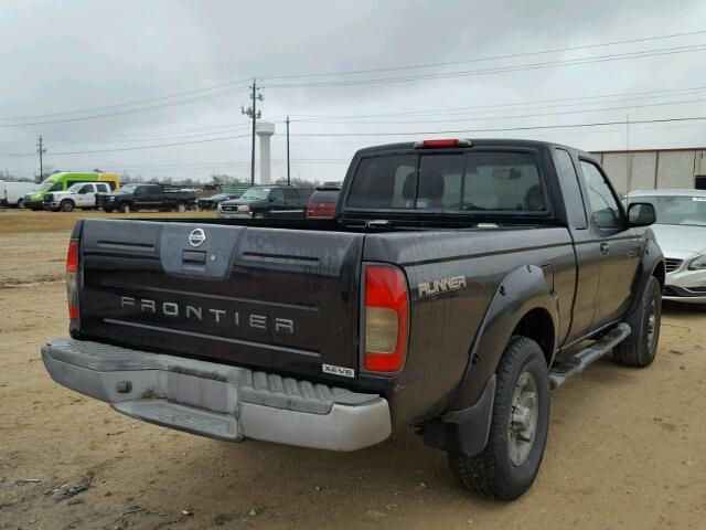 1N6ED26TX3C419240 - 2003 NISSAN FRONTIER K BLACK photo 4