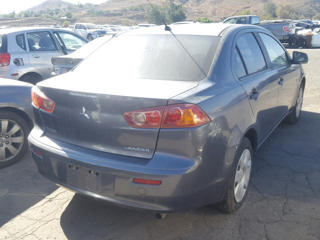 JA3AU16U29U001745 - 2009 MITSUBISHI LANCER DE GRAY photo 4