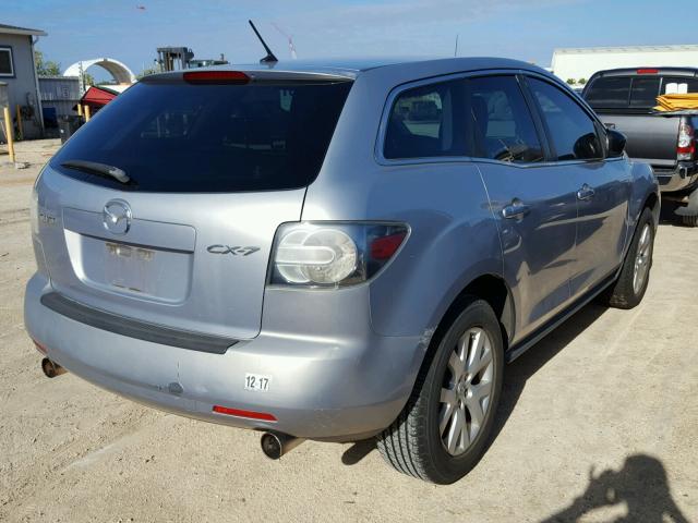 JM3ER293170128592 - 2007 MAZDA CX-7 SILVER photo 4