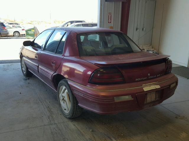 1G2NE5433PM595295 - 1993 PONTIAC GRAND AM S Qırmızı foto 3