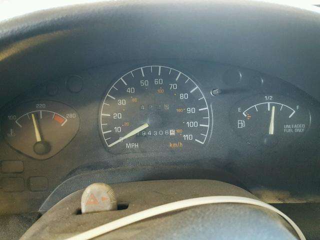 1G2NE5433PM595295 - 1993 PONTIAC GRAND AM S Qırmızı foto 8