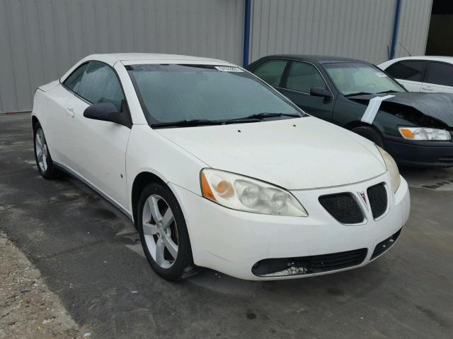 1G2ZH35N074176740 - 2007 PONTIAC G6 GT WHITE photo 1