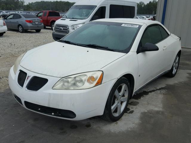 1G2ZH35N074176740 - 2007 PONTIAC G6 GT WHITE photo 2