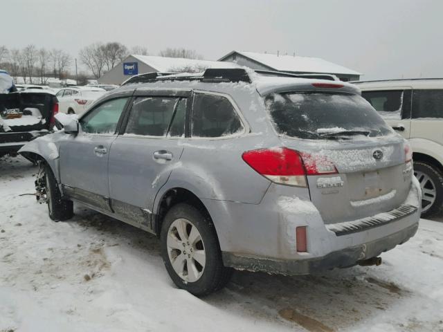 4S4BRCAC7C3202566 - 2012 SUBARU OUTBACK 2. BLUE photo 3