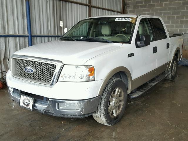 1FTPW12594KB97174 - 2004 FORD F150 SUPER WHITE photo 2