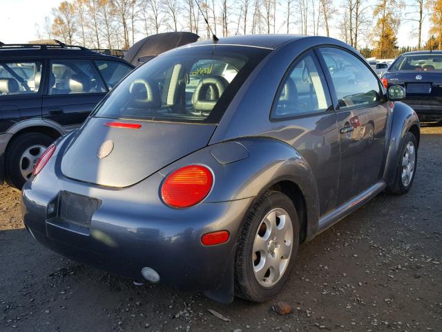 3VWCB21C22M440956 - 2002 VOLKSWAGEN NEW BEETLE 灰色 照片 4