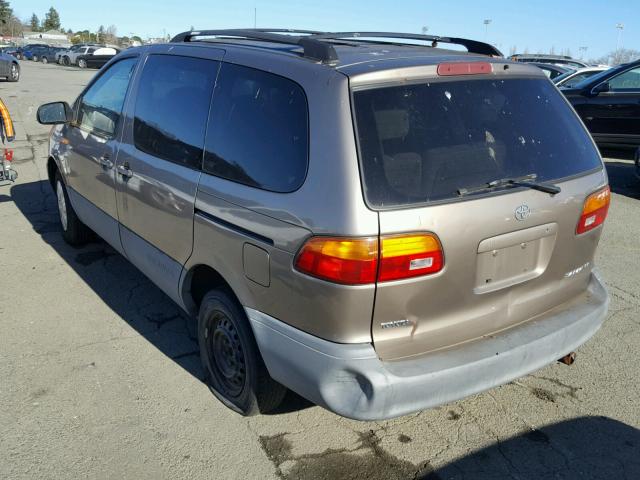 4T3ZF13CXXU112134 - 1999 TOYOTA SIENNA LE GRAY photo 3