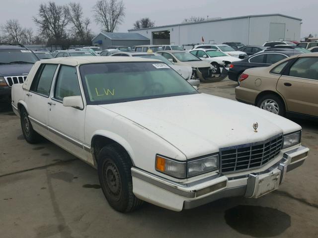 1G6CD53B5P4217142 - 1993 CADILLAC DEVILLE WHITE photo 1